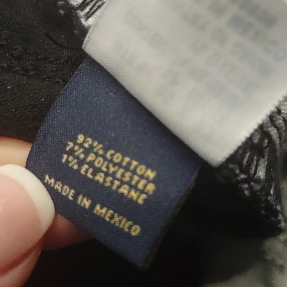 Cremieux Black Straight Denim Pants Jeans Stretch Men's 30 W 32 L - Picture 4 of 10